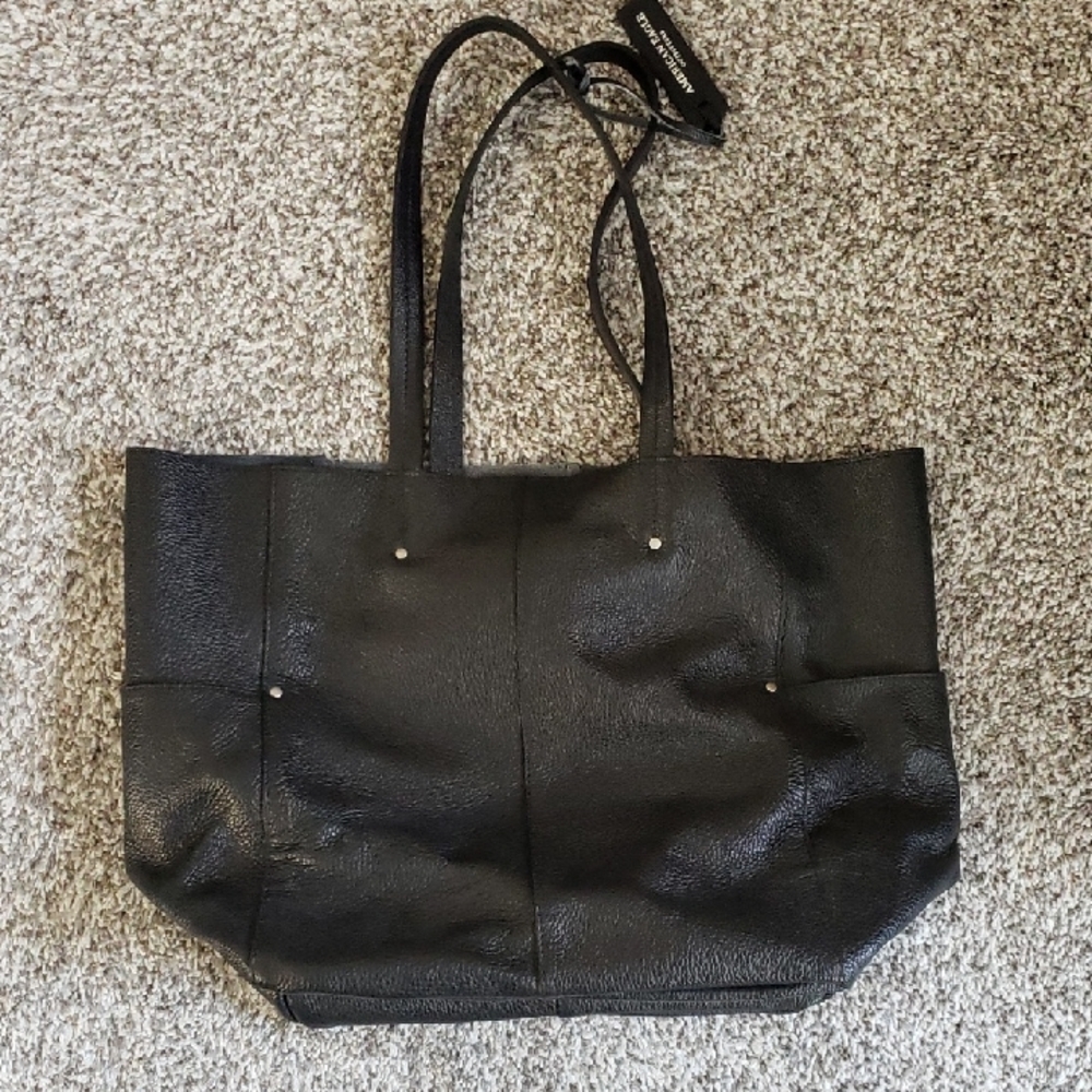 American Eagle Fine Italian Leather Tote